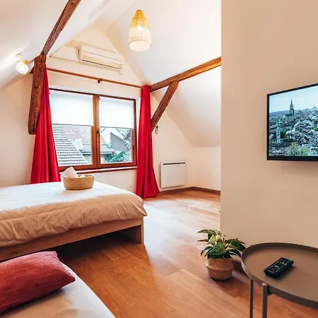 펜션 Aux Cerfs Des Vignes - L'annexe *