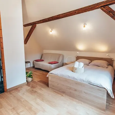 펜션 Aux Cerfs Des Vignes - L'annexe Scherwiller